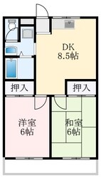 法橋マンションの物件間取画像